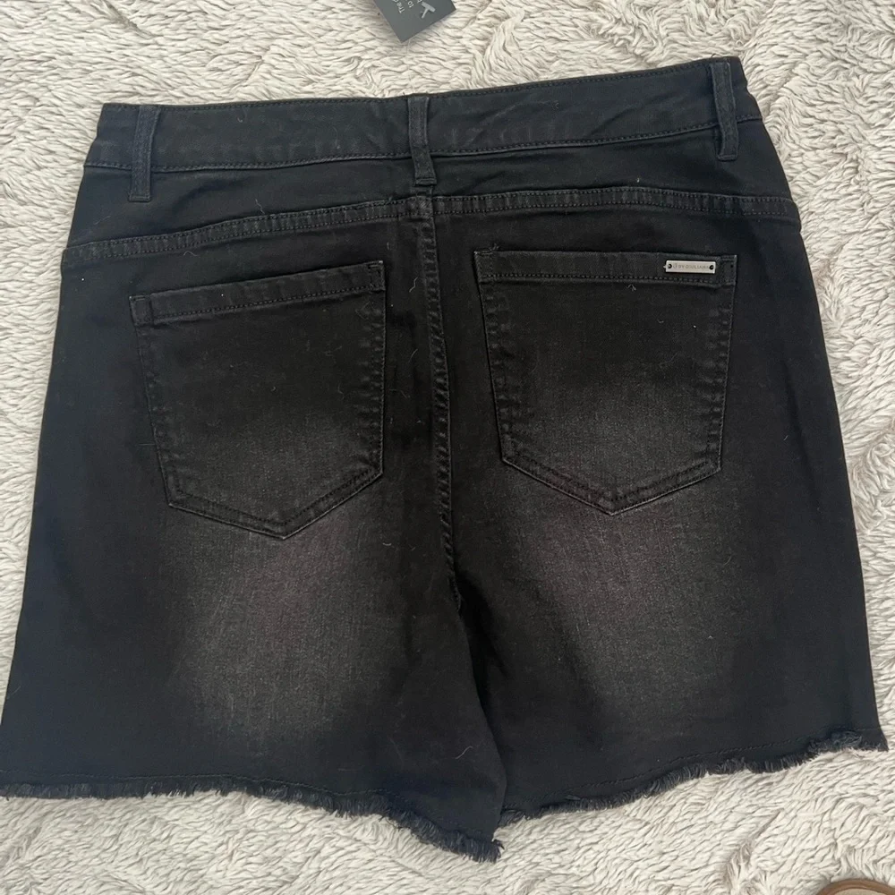 NWT G BY GIULIANNA Black Label Embellished Pocket Shorts Size 6